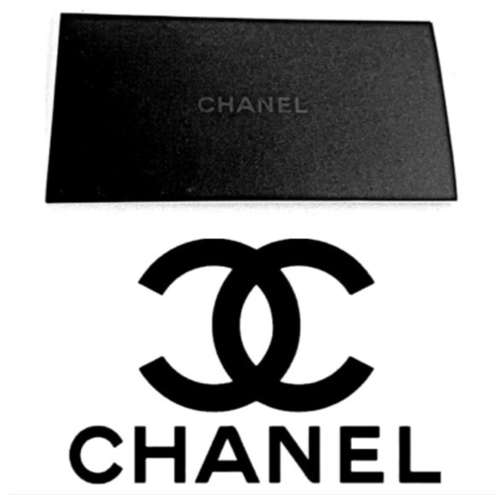 Authentic LARGE Chanel Black Signature Logo Paper Envelope!